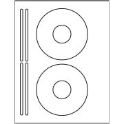 Template for Avery 8962 DVD Labels 8-1/2" x 11" | Avery.com