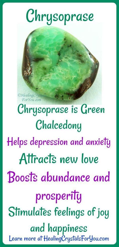 Chrysoprase Meaning & Uses: For Divine Truth, Joy, Happiness & Healing ...