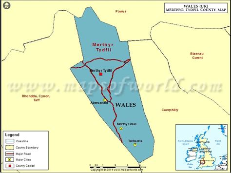 Gwynedd Wales Map | Wales Gwynedd Map