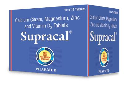 SUPRACAL Tablets Pharmed Limited