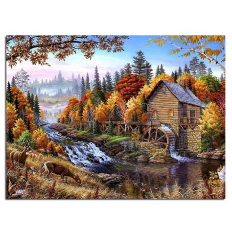 Autumn Scenery Drawing at PaintingValley.com | Explore collection of ...