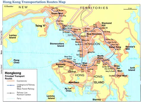 Map of cities : Hong Kong