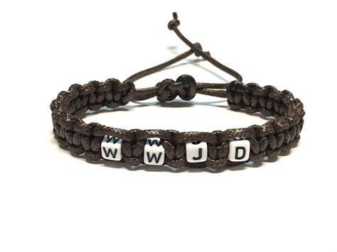 Paracord WWJD Bracelets Wwjd Bracelet Men Custom Jewelry | Etsy