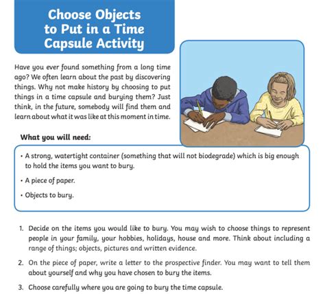 What is a Time Capsule? | Twinkl Teaching Wiki - Twinkl