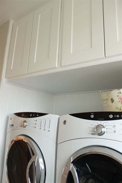 Built in Washer & Dryer Surround {Laundry Room Update} - The Wood Grain Cottage