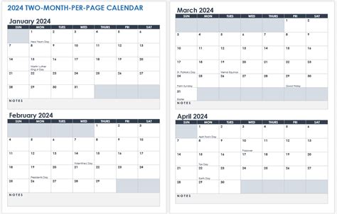 2024 Printable Monthly Calendar Free Template 2024 - Aila Robinette