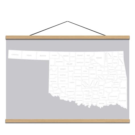 Oklahoma County Photo Map - Etsy