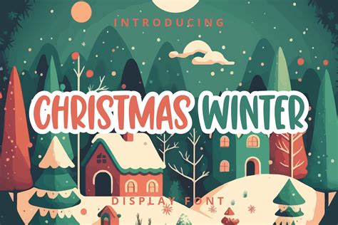 Christmas Winter Font by nicetrip7 · Creative Fabrica