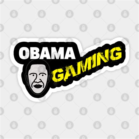 Obama Gaming - Tonyzaret - Sticker | TeePublic