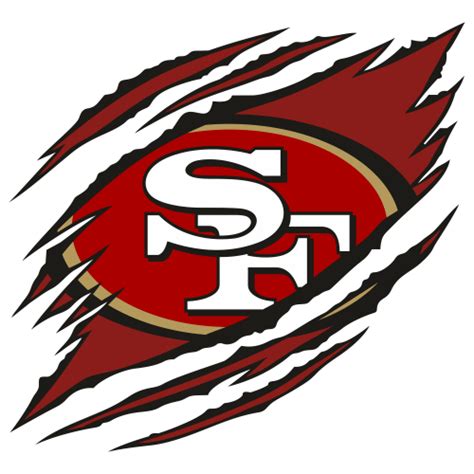 Ripped San Francisco 49ers Logo Svg | San Francisco 49ers Logo Svg | Ripped San Francisco 49ers ...