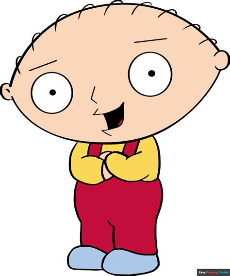 How to Draw Stewie Griffin from Family Guy - Really Easy Drawing Tutorial