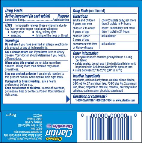 NDC 11523-4328 Claritin Loratadine Tablet, Chewable Oral