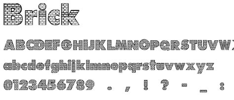 Brick Free Font Download - Font Supply