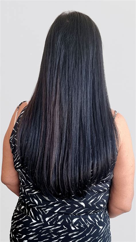 Transformation with Hair Thoughts: 75 Deep Black Extensions - Hair ...