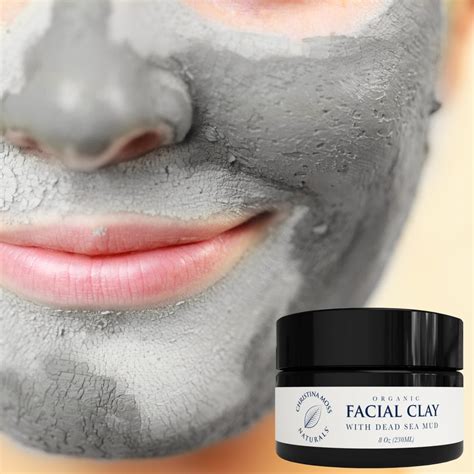 Dead Sea Facial Clay Mud Mask | Organic Aloe Vera and Pure, Clean ...