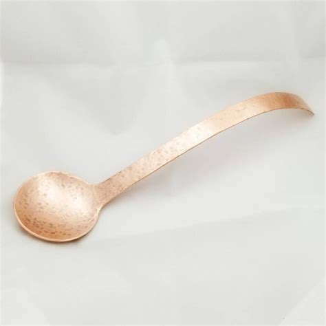 Very simple copper spoon #copper #metal #hammered #coppersmithing # ...