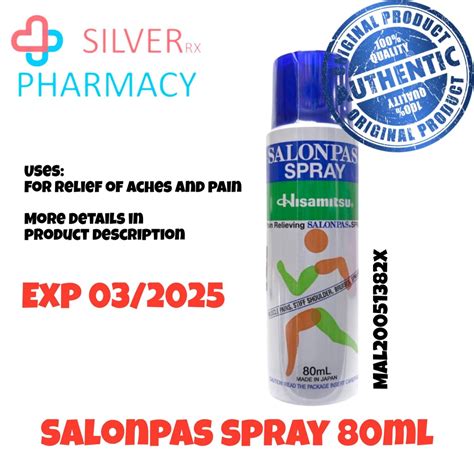 Salonpas Spray Hisamitsu 80ml | Shopee Malaysia