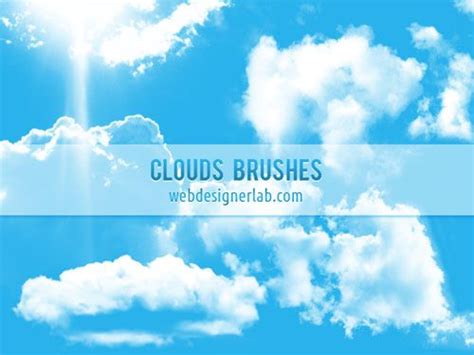 150+ Free and High Resolution Cloud Brushes for Photoshop - Designbeep Cool Photoshop, Photoshop ...
