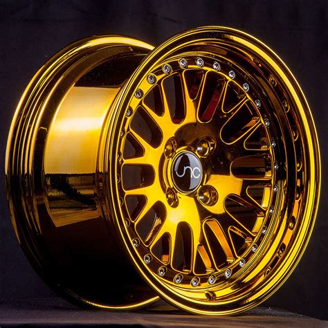 JNC001 Gold Chrome | JNC Wheels | custom wheels collection