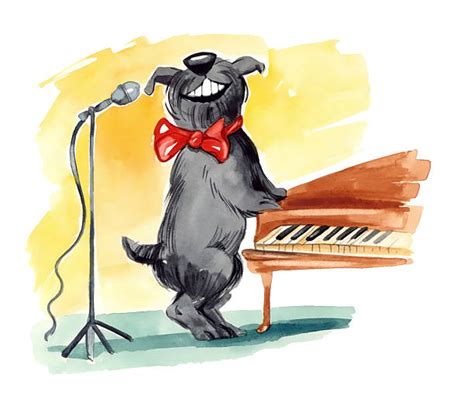 Royalty Free Singing Dog Clip Art, Vector Images & Illustrations - iStock