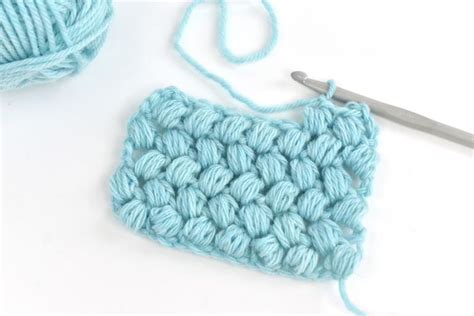 How to Crochet the Puff Stitch | Crochet shell stitch, Crochet basics ...