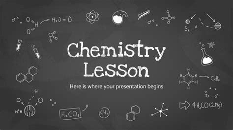 Chemistry Lesson Google Slides Theme and PPT Template