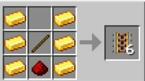 How to make Powered Rail in Minecraft?