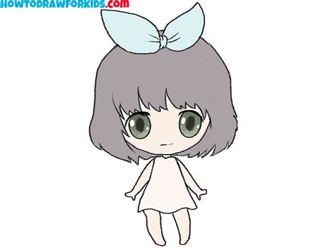 Top 79+ cute anime girl drawing easy best - in.cdgdbentre