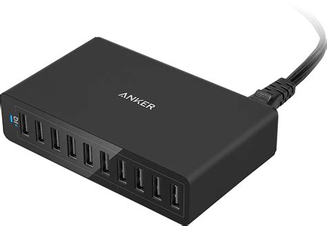 Anker 10-Port USB Charging Hub Black A2133J11 - Best Buy