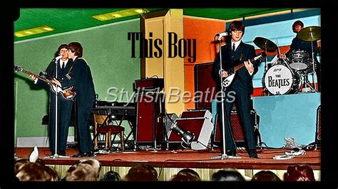 The Beatles - This Boy [Live At The Melbourne Festival Hall, Australia] (Audio) - YouTube