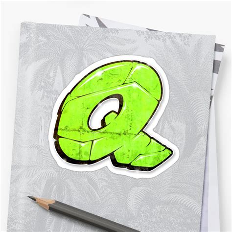 "Q - Graffiti letter" Sticker by joax | Redbubble