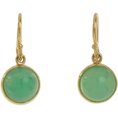 Finn Chrysoprase Cabochon Earrings in Green | Lyst