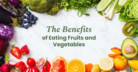 The Benefits of Eating Fruits and Vegetables - SLO Food Bank