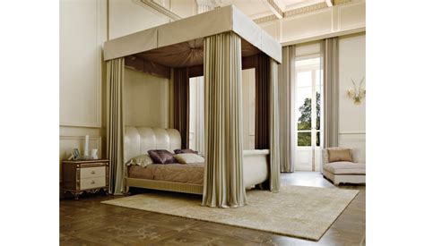 Luxurious bed with canopy