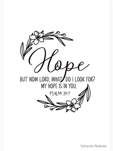 "Hope Quote, Hope Bible Verse, Hope Wall Art, Scripture Wall Art, Inspirational Quote, Christian ...