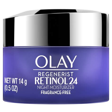 Olay Regenerist Retinol 24 Night Facial Moisturizer, Trial Size 0.5 fl oz - Walmart.com