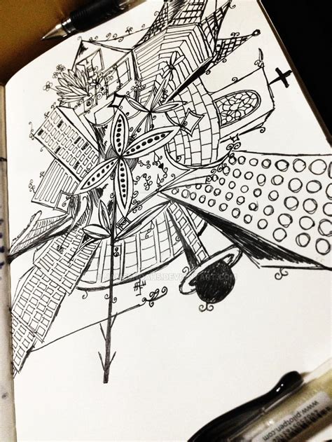 Pen art abstract work - Urbanize by Jamesnoah5 on DeviantArt