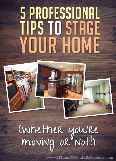 Staging your house: 5 Tips for a quick sale OR a more peaceful place to live