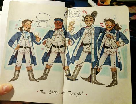 The Story of Tonight! Alexander Hamilton, Hercules Mulligan, Lafayette and John Laurens - by ...