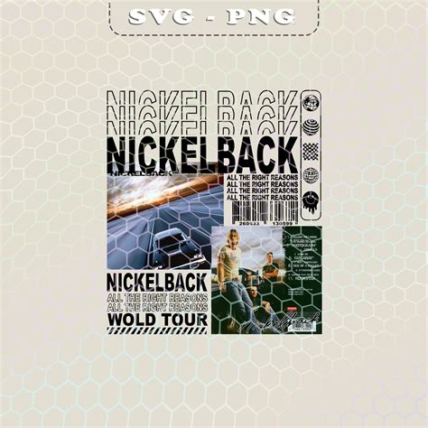 Nickelback PNG, All the Right Reasons Album World Tour 2023 PNG ...