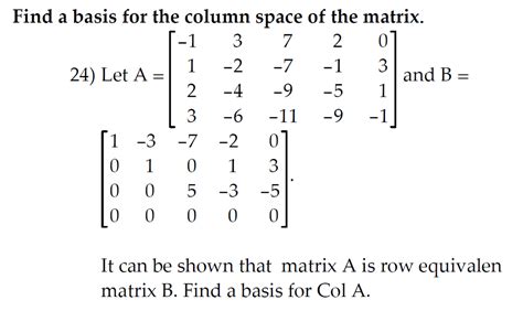 Column Matrix