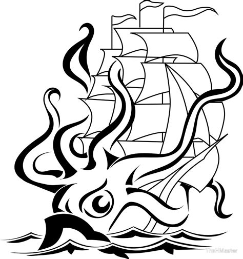 Kraken Drawing | Free download on ClipArtMag