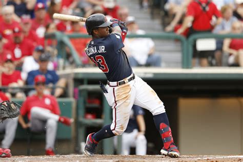 Braves Star Ronald Acuna Was Scratched From Sunday's Lineup - The Spun