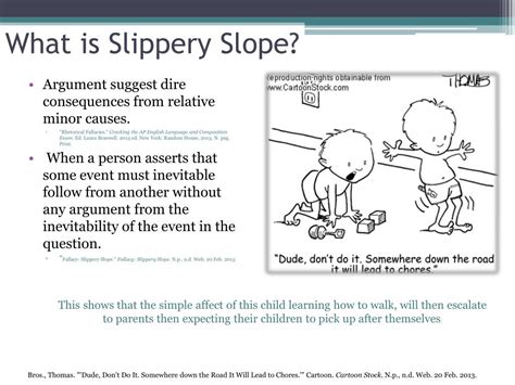 PPT - Fallacy: Slippery Slope PowerPoint Presentation, free download ...