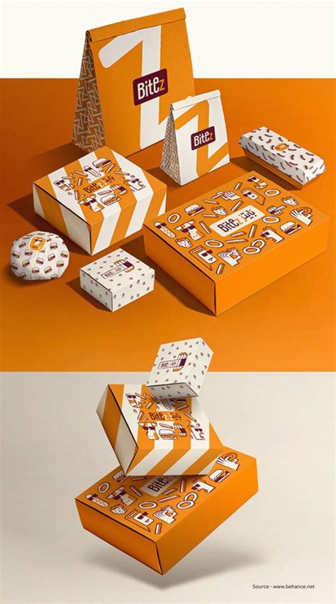 Bitez fast food packaging design ideas | Creative packaging design ...