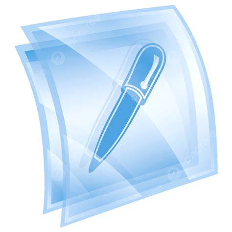 Pen Icon Blue Isolated On White Background Web Page, Instrument, Light, Calligraphy PNG ...