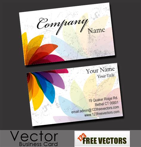 Free Business Card Vector by 123freevectors on DeviantArt