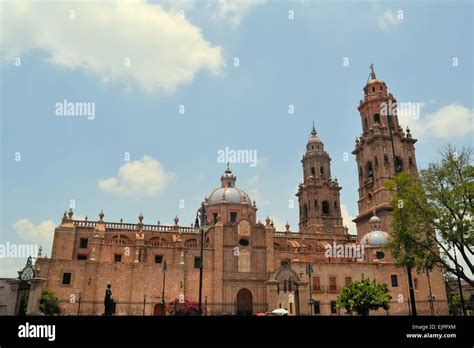 Cathedral of Morelia, Michoacan, Mexico Stock Photo - Alamy