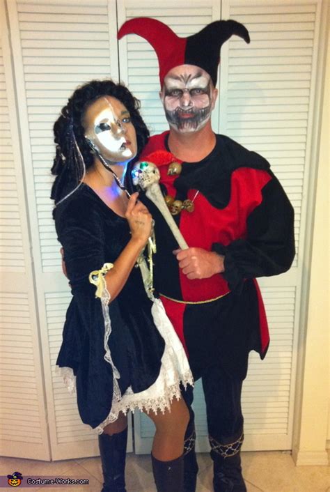 Evil Jester and Lady of Court - Halloween Costume Ideas for Couples ...