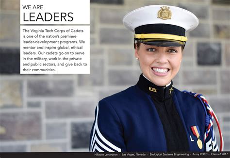Virginia Tech Corps of Cadets 12-page brochure on Behance
